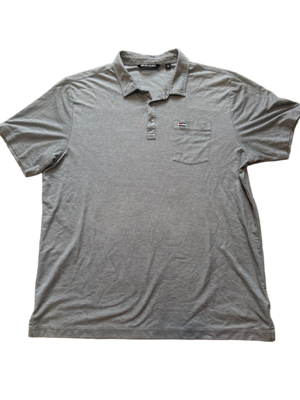 Travis Mathew gray polo sz XXL
